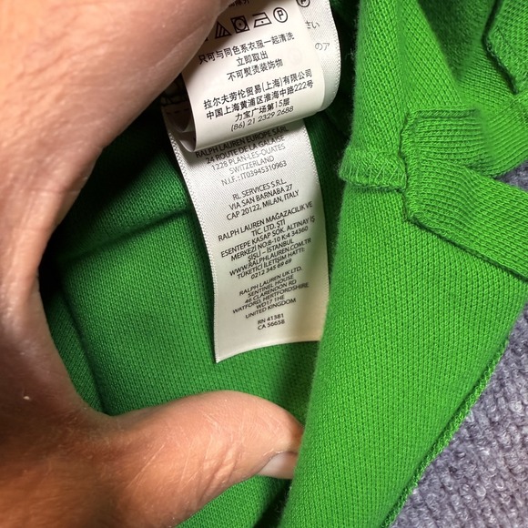 Polo Ralph Lauren Mesh Color Block Polo Shirt Men XLT Pique Big Orange Pony - Picture 8 of 12